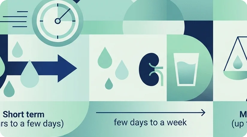 How Long Does It Take to Lose Water Weight?